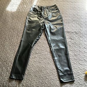 Vinyl pants S